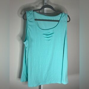 NWOT Aqua Sleeveless Top